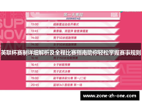 英联杯赛制详细解析及全程比赛指南助你轻松掌握赛事规则
